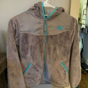 Grey Kids North Face jacket M